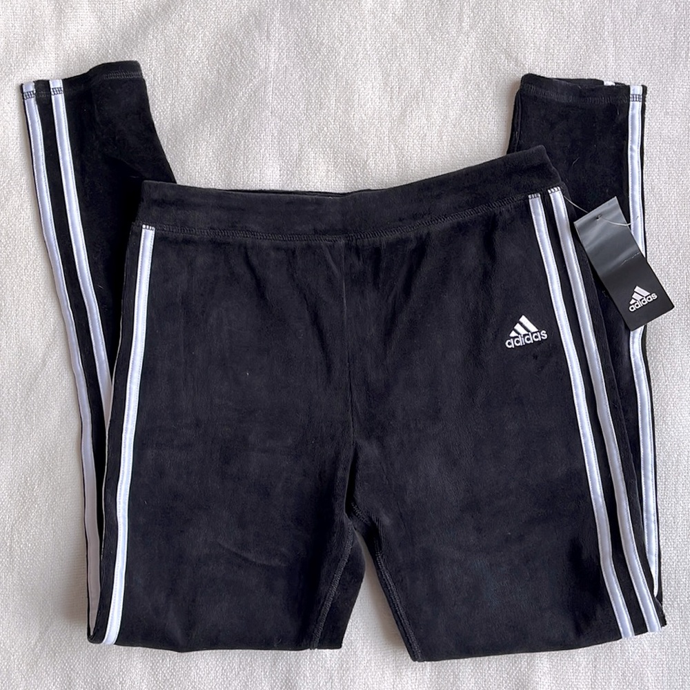 Adidas fluffy pants‎ leggings size S girls 16